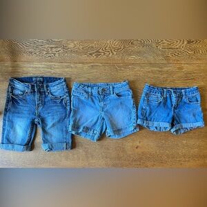 Blue Denim Kids Shorts
